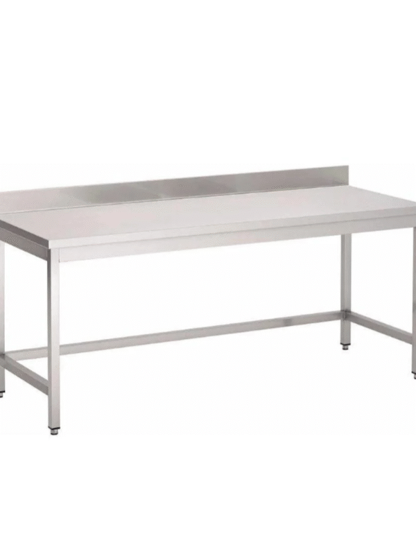 Stainless Steel Work Table with Backsplash