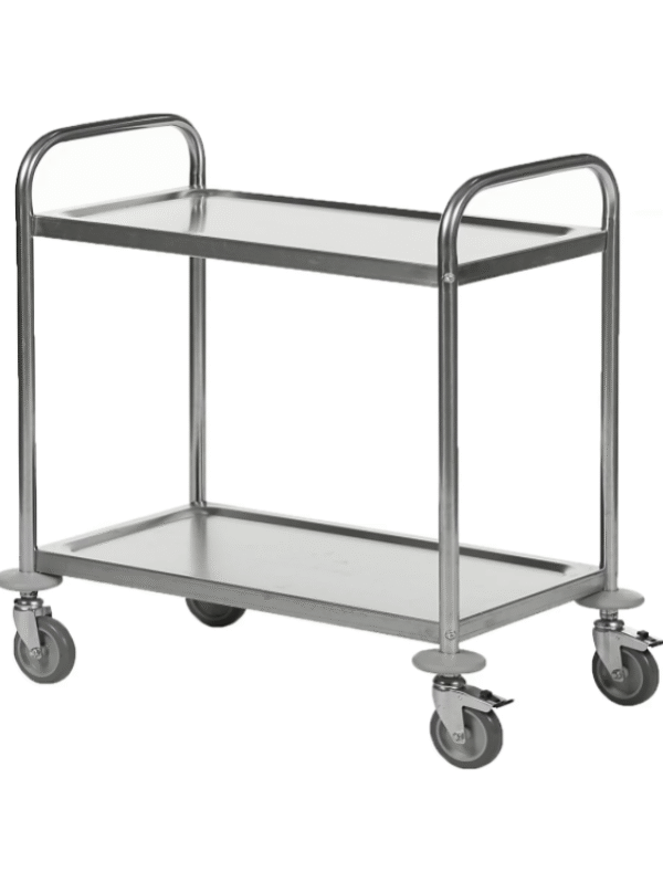 Stainless Steel Service Trolley 2 Level