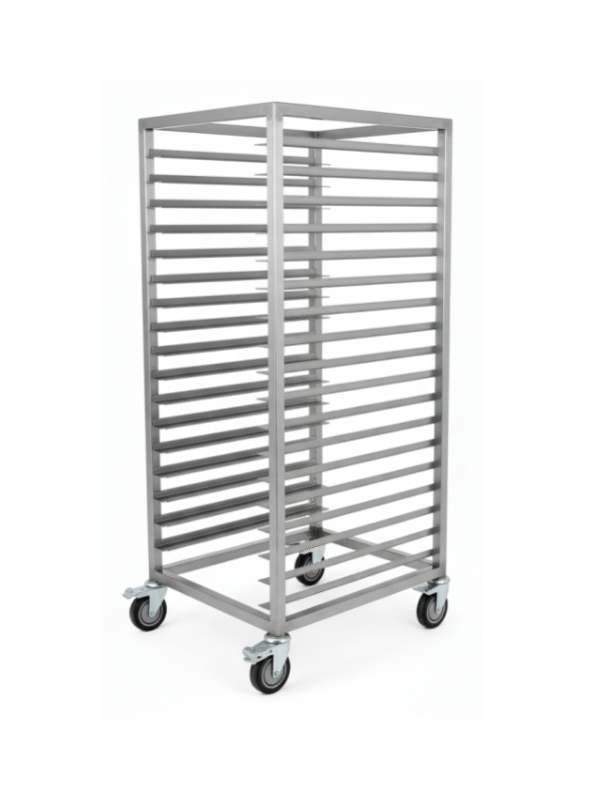 Stainless Steel Tray Rack Trolley